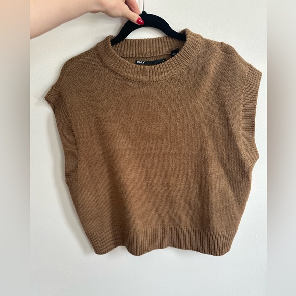 ONLY Knit sleeveless sweater vest - Picture 1 of 3